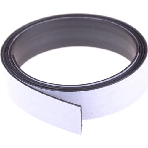 1 Meter/lot Anisotropy Rubber Magnet 10*1 mm with 3M self Adhesive Flexible Magnetic Strip Magnet Tape width 10mm thickness 1mm
