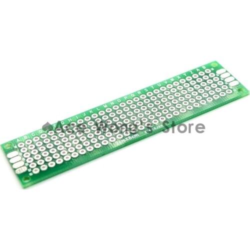 1pcs 2x8cm PROTOTYPE PCB 2 layer 2*8 panel Universal Board