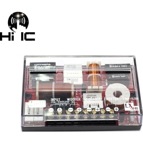 1Pcs 3 Way HiFi Car Audio Treble + Midrange + Bass 3 Units Crossover Speaker Frequency Divider Crossover Filters 120W-150W