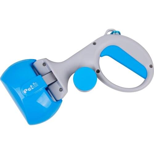 Dog Pet Travel Pooper Scooper Clean Excreta Cleaner 2 In 1 Pick Up Holder Outdoor Waste Cleaning Tools 10 Roll Decomposable Bags