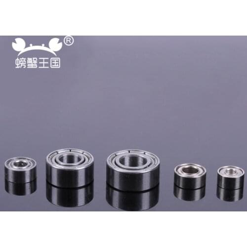 10Pcs/set 608 2RS 1/2/2.5/3/4/5mm Ball Bearing Deep Groove Steel Sealed Ball Bearings Tires Connection Bearing
