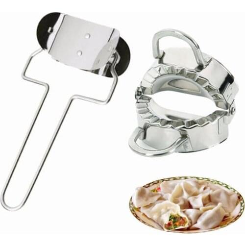 2PCS/SET DIY Dumpling Mold Dumpling Wrapper Cutter Making Machine Cooking Pastry Tool Kitchen Tools Dumpling Maker Device