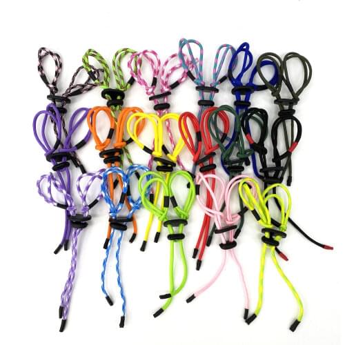 2Pcs Handcraft Archery Finger Sling Adjustable for Recurve Bow Accessories - 18 color Options