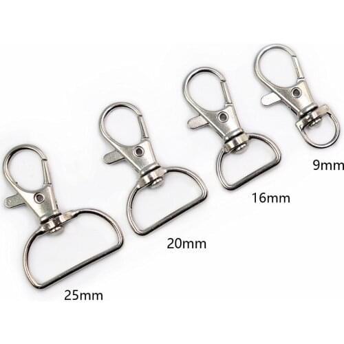 Multi-size mobile phone buckle mobile phone rope DIY material accessories key buckle certificate pendant buckle 9mm16mm20mm25mm