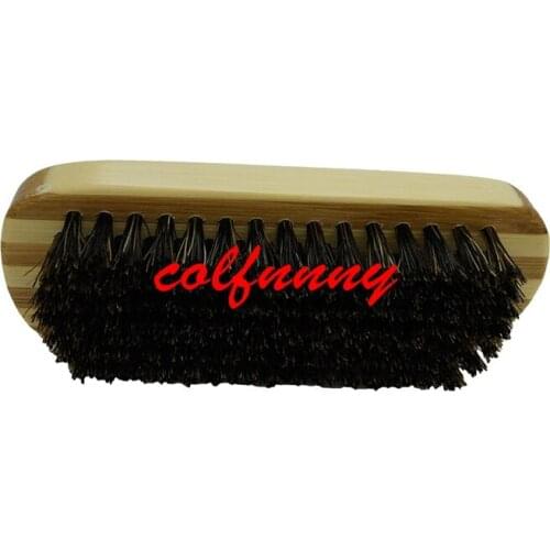 500pcs/lot Fast Shipping Natural Wild Boar Bristles Bamboo Wood Handle Beard Brush Size:10.5*5*3cm