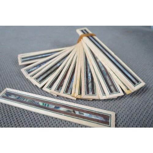 Classical Guitar bridge 5 pcs tie blocks Maple inlay (Rosewood +shell ) A-04