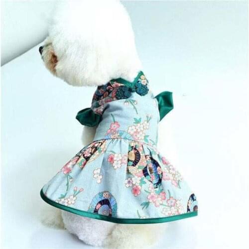 Summer Dog Dress Cat Puppy Outfit Garment Small Dog Clothes Yorkshire Yorkie Pomeranian Poodle maltese Bichon Schnauzer Clothing