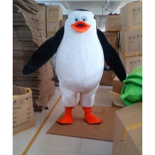 Halloween Madagascar Penguin Mascot Costume Suits Cosplay Party Fancy Dress Outfits Promotion Carnival Halloween Adults Parade
