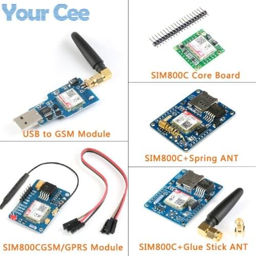 SIM800C Development Board SIM800 Core Board Quad-band GSM/GPRS IOT Wireless Communication Wireless Transceiver