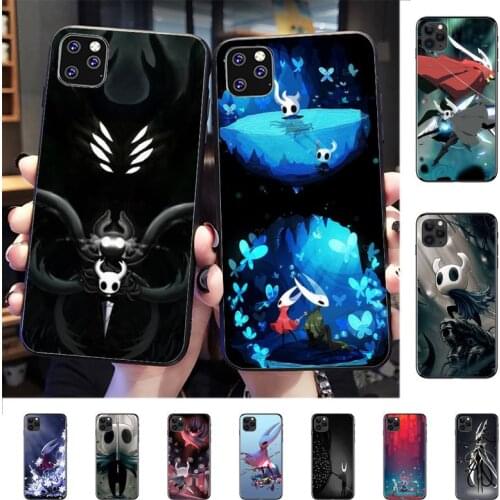 YNDFCNB cartoon Hollow Knight Phone Case for iPhone 8 7 6 6S Plus X 5S SE 2020 XR 11 12 mini pro XS MAX