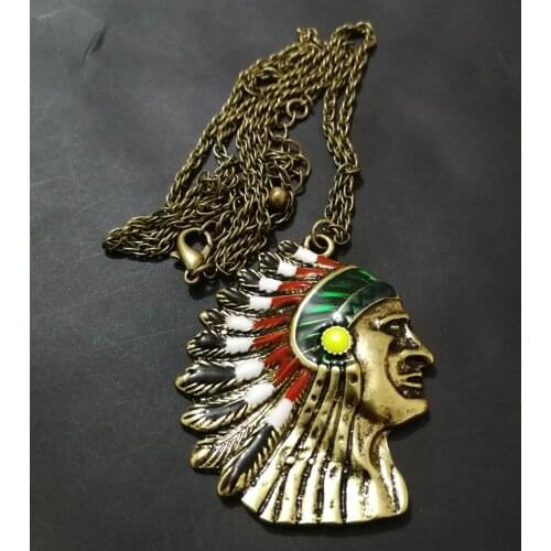 New Arrived indian chef Necklace Badges for Motorcycle Bicker clothing garment necklace badges MC gift Accessories