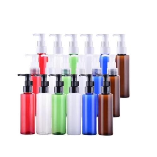 100ml plastic PET bottle for toilet water / lotion /removal oil/serum/shampoo cosmetic packing skin care pump bottle