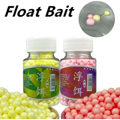 Float Fising Bait Lure EPS Foam Floats Ball Beads Beans Carp Fishing Boilies Sweet Floating Bottom Hair Rig Popup Fishing Bait
