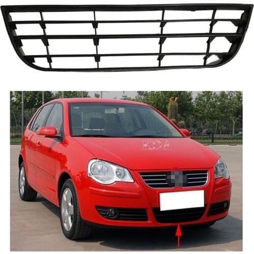 Auto Replacement Front Lower Bumper Grille Racing Grill for VW Polo 2006 2007 2008 2009 6Q0853677B