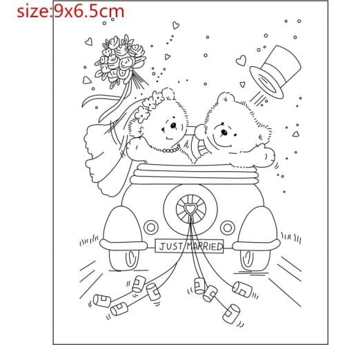 Rubber Silicone Clear Stamps For Scrapbooking Tampons Transparents Seal Background Stamp Card Making Diy Wedding