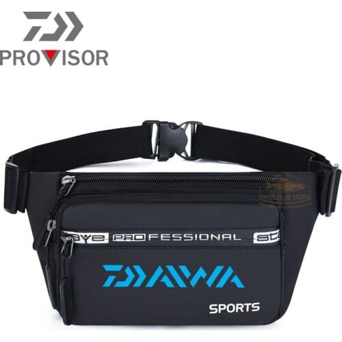 DAIWA Waterproof Fishing Belt Bag 2021 New Mens Outdoor Sports Belt Bag DAIWA Cycling and Fishing Pockets