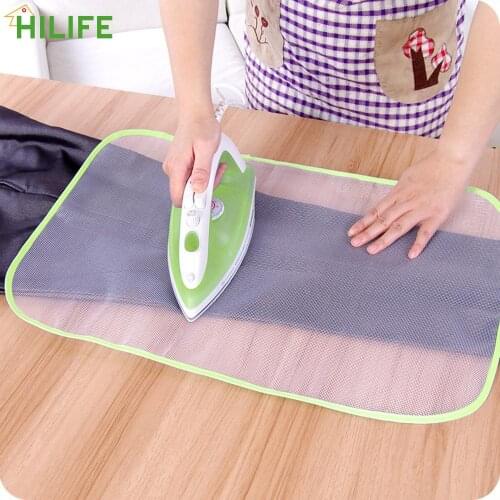 Random Colors Protective Press Mesh Ironing Board Cover Protective Insulation Ironing Cloth Guard Against Pressing Pad Household