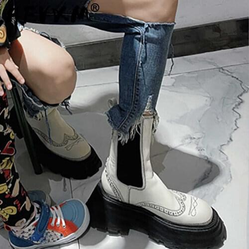 2022 Women Half Short Boot Square Heels Winter Shoes For WomenS Daily Fashion Female Shoes Boots Footwear Size 35-40