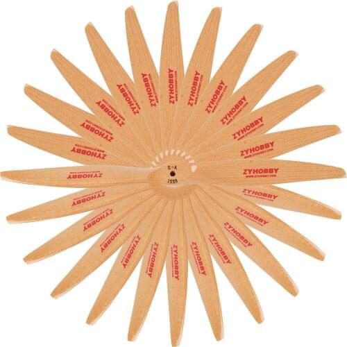 Flight-model CW Wooden Propeller Beechwood Prop For Electric RC Aircraft 15X8 16X8 17x10