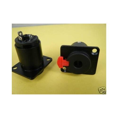 In-Line Lock Stereo 1/4" TRS Female Jack Socket 2037