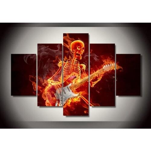 Abstract canvas wall arts of Rock singer spray painting for wall pictures for home decoration unframed free shipping