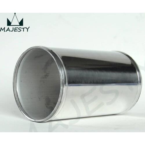 102mm 4" inch Aluminum Turbo Intercooler Pipe Piping Tube Tubing Straight L=150mm color silver