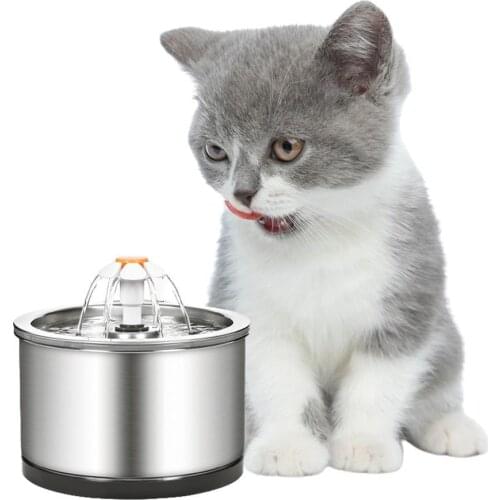 Cat Water Fountain 2.5L Automatic Pet Water Dispenser with 4 Stage Filters Electric Drinking Fountain Ultra Quiet Water Feeder