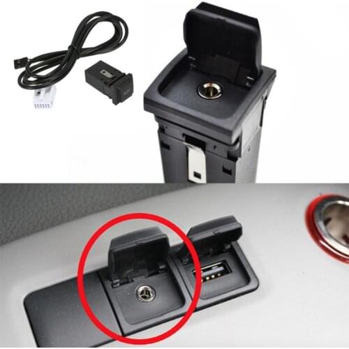 Car USB AUX Switch Cable for vw1 Golf GT I R MK6 MK5 Jetta RCD310 RCD510