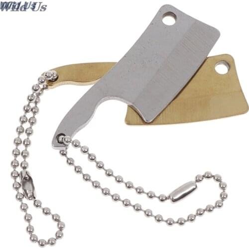 Kitchen Knife Meat Cleaver Pendant Key Ring Chain Men Car Gift Keychain