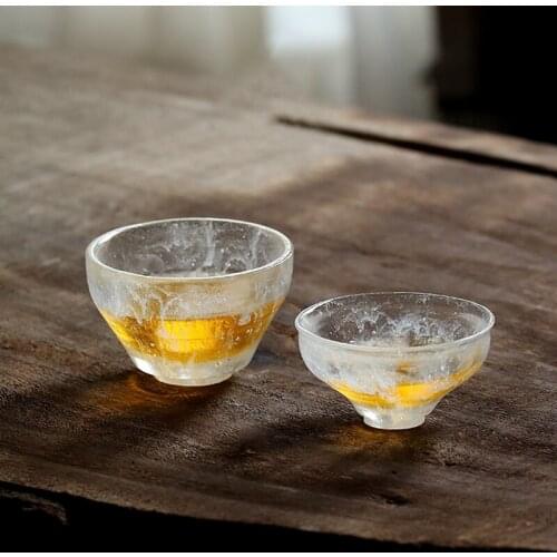 Colored Glaze Large Hat Tea Cup Fair Cup Freeze Kungfu Tea Set Zen Teacups Ceremony Bowl Tearoom Office Drinking Accessories