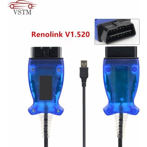 For Renolink V1.520 OBD2 ECU Programmer USB Diagstnotic Cable