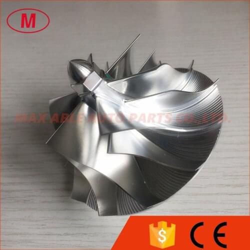 GT3788 759335-0002 upgrade 65.50/88.40mm 6+6 blades performance Billet/aluminum 2024/milling compressor wheel for Chevy 6.6L