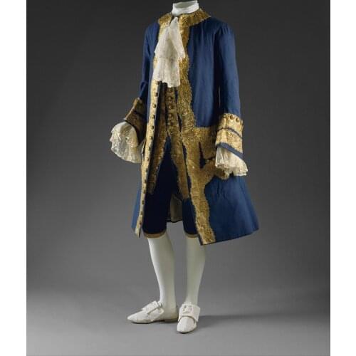 Cosplaydiy 18th Century British Mens Gentleman Cosplay Suit Victorian Renaissance Tudor Outfit Marie Antoinette Costume