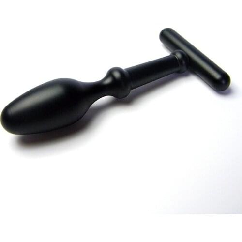 Metal Prostate Stimulation Massager Anal Beads Unisex Fetish Solid Aluminum Removable Anal Sex Toys Butt Plug Backyard Sex Toys