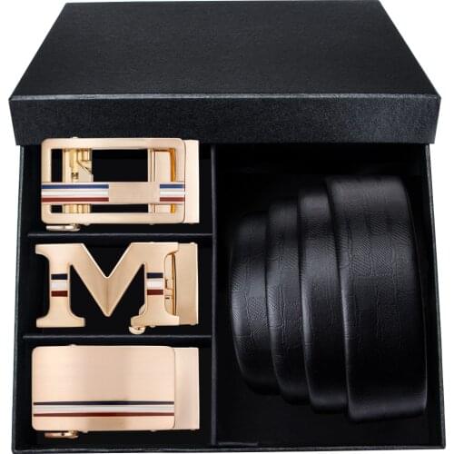 Mens Belt Genuine Leather Belt for Men Luxury Brand Cowhide Belt Designer Buckle Waist Strap for Wedding Business Barry.Wang