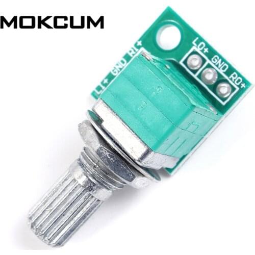 Potentiometer 50K Audio Accessories Dual Potentiometer Connection Volume Potansiyometre Volume Adjuster Adjusting Equipment