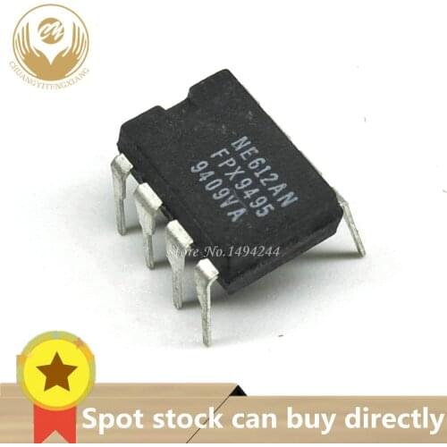 Spot NE612AN NE612A NE612 DIP8 Double balanced mixer and oscillator chip 5pcs/lot