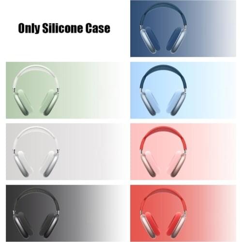 Dust-proof Ear Pads Protective Cover Silicone Case Earpads Protective Shell for -Airpods Max Wireless Headset X6HB