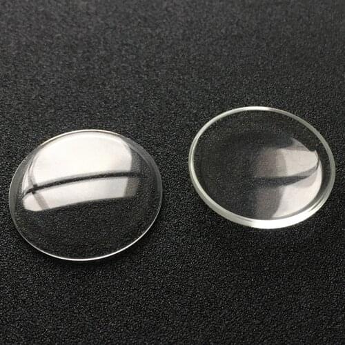 Pot shape 25-31.5mm dia Mineral crystal Domed Watch glass Watch case Watch repair accessories