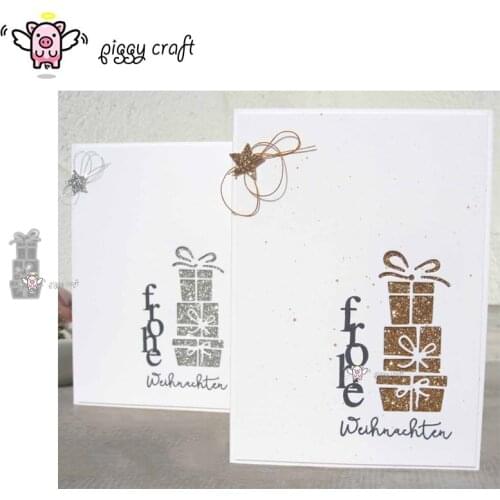 Piggy Craft metal cutting dies cut die mold Gift box decoration Scrapbook paper craft knife mould blade punch stencils dies