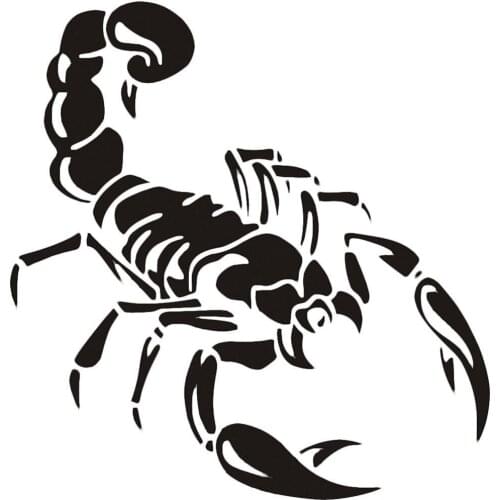 30CM Cute 3D Scorpion Car Stickers Vinyl Decal Sticker For Cars Acessories Decoration