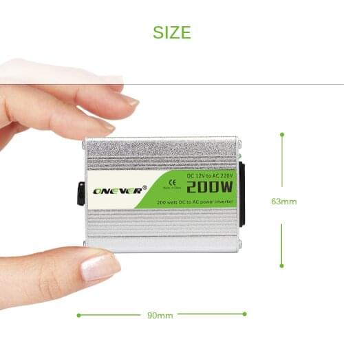 5V Car Power Inverter Converter DC 12V to AC 220V 200W USB charger Modified Sine Wave Power with USB Output