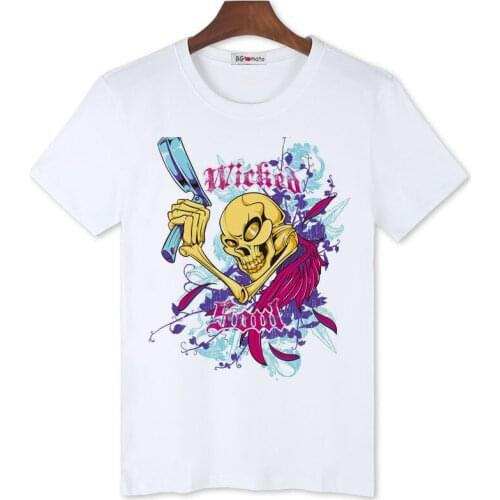 BGtomato fashion skull t shirt personality design shirts cool summer t-shirt men casual top tees skull printing