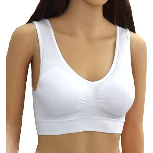 Plus Size Bras For Women Seamless Bra With Pads Big Size 4XL 5XL 6XL Bralette Push Up Brassiere Bra Wireless Sport Bra