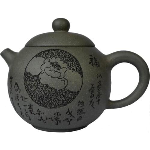 Yixing zisha teapot 170ml Chinese kungfu Tea pots xishi Green clay handmade Soak Puer Dahongpao Tie Guan yin kettle teaware