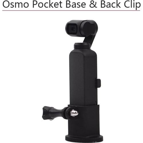Handheld Gimbal Stabilzier Camera Base Adapter Back Clip Mount Stand for DJI Osmo Pocket Accessories Spare Parts