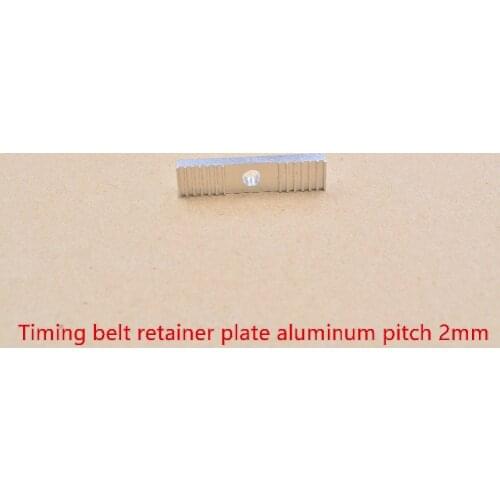 3D printer parts Reprap timing belt fixing plate pitch 2mm 3mm 5mm pinch band aluminum plate connecting plate tooth plate