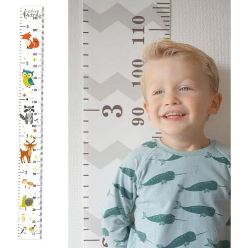 Kids Meter Wall Chart Hanging Height Growth Measuring Ruler Baby Nursery Decor