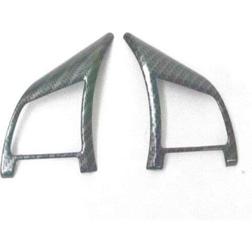 For Nissan X-Trail XTrail T32/Rogue 2017 2018 2019 Car styling inner detector stick Steering wheel Interior Kit Trim frame 2pcs