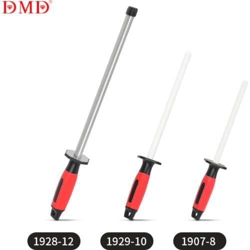 DMD 5/8/10/12 inch household kitchen knife diamond sharepener ceramic sharpener rod